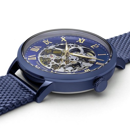 Montre Homme Automatique PIERRE LANNIER Acier Bleu