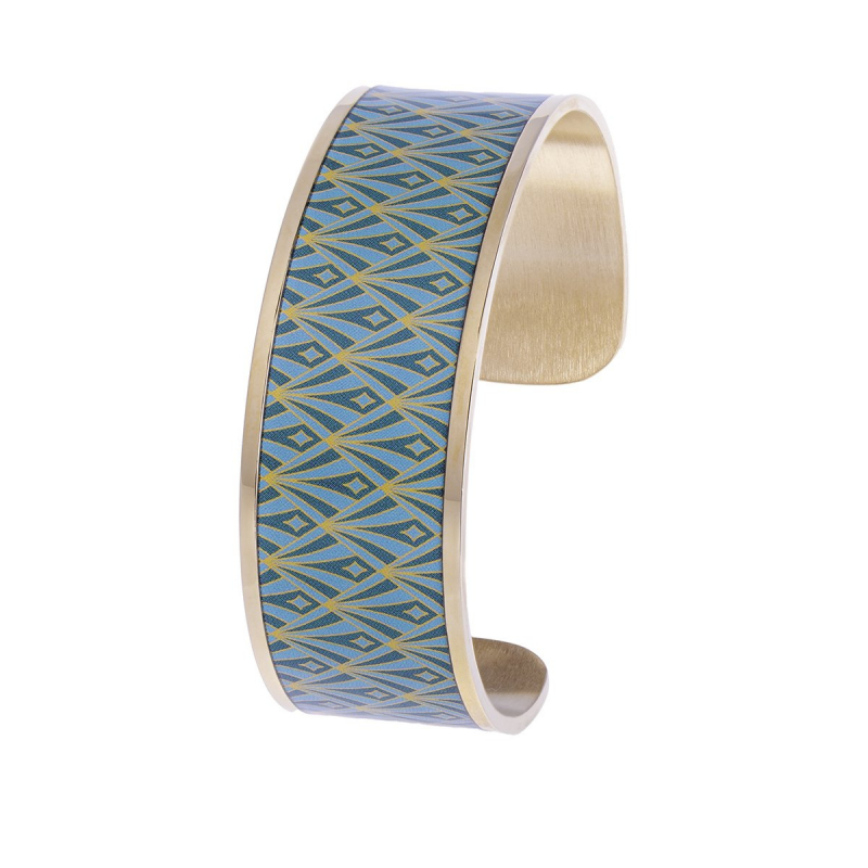 Bracelet Manchette Femme Cuir Et Doré : Bracelet Par Shopetcreations