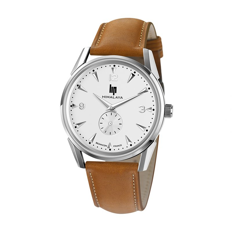 Montre homme lip himalaya 40 cuir marron - montres - edora Montre homme lip himalaya 40 cuir marron - montres - edora