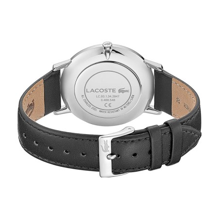 Montre homme lacoste moon cuir noir – analogiques