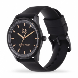Montre Femme Solaire ICE WATCH Black rose-gold Silicone Noir