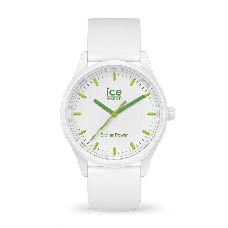 Montre Solaire ICE WATCH Nature Silicone Blanc