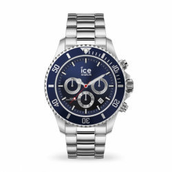 Montre homme chronographe ice watch acier argenté - montres - edora - 0