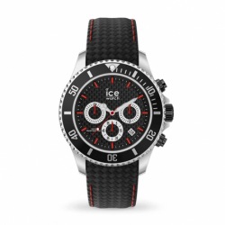 Montre homme chronographe ice watch cuir noir - montres - edora - 0