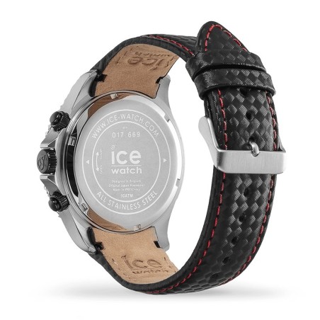 Montre homme chronographe ice watch cuir noir – analogiques