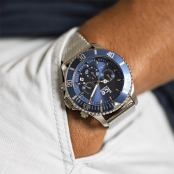 Montre homme chronographe ice watch acier argenté - montres - edora - 3