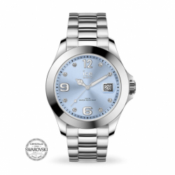 Montre femme ice watch steel silver / light blue - analogiques - edora - 0