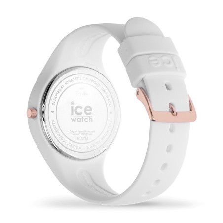 Montre femme ice watch lo white / pink - s – analogiques