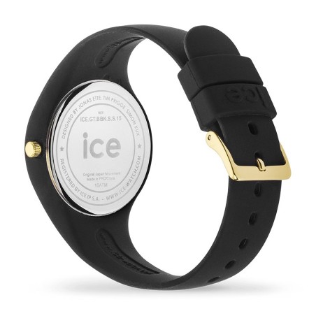 Montre femme ice watch glitter black - s – analogiques