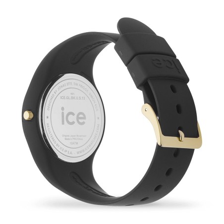 Montre femme ice watch glam black - m – analogiques