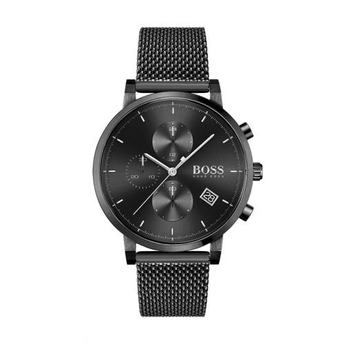 Montre Homme HUGO BOSS Chronographe Acier Noir