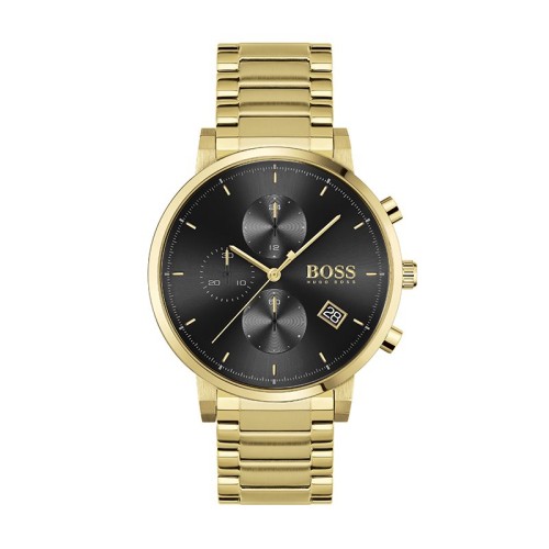 Montre Homme HUGO BOSS Chronographe Acier Doré
