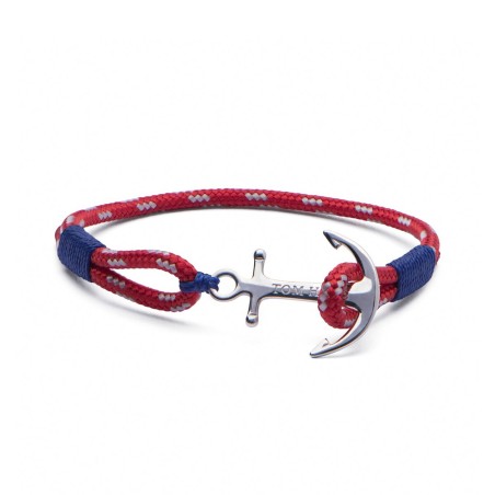 Bracelet tom hope arctic blue s argent 925/1000 et cordon – accueil