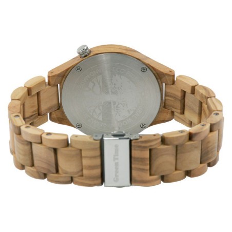 Montre homme greentime bois d'olivier – analogiques