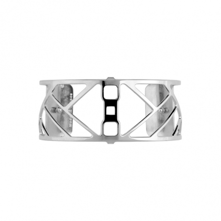 Manchette femme: bracelet manchette georgette, argent & or femme (6) - manchettes - edora