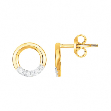 Boucles d’oreilles homme & femme: boucles d’oreille or, argent - puces - edora - 1