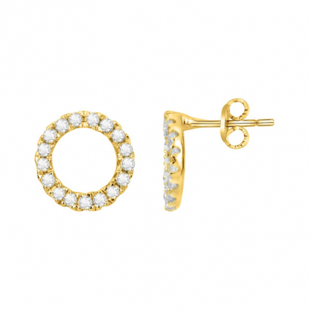 Boucles d’oreilles puce or, argent & clous d’oreille argent, or (4) - accueil - edora - 1