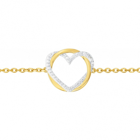 Bracelet femme, homme, or & argent : jonc, gourmette, manchette (4) - bracelets-plaque-or - edora - 2