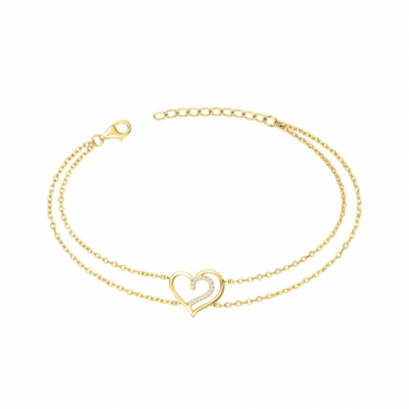 Bijoux promo & promotion bijoux - soldes bijoux femme - bracelets-plaque-or - edora - 1