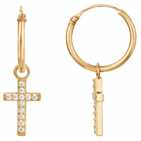 Creoles femme: créoles argent, or 18 carats & créoles or blanc - accueil - edora - 1