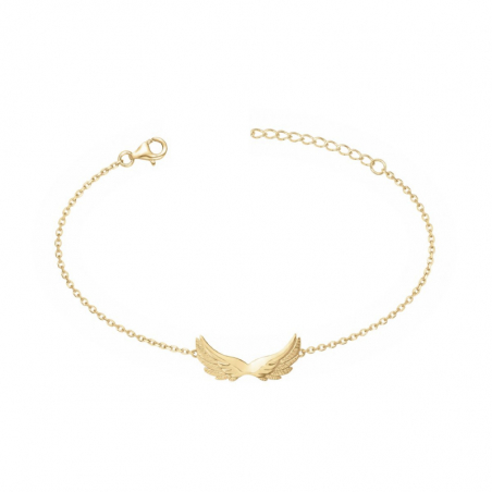 Bracelet or & argent, bracelet plaqué or, bracelet cuir & tissu (10) - bracelets-plaque-or - edora - 1