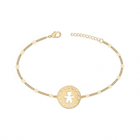 Bracelets enfant : bracelet enfant or & bracelet enfant argent - bracelets-plaque-or - edora - 1