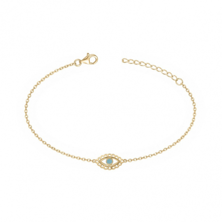 Bracelet femme, homme, or & argent : jonc, gourmette, manchette (7) - bracelets-plaque-or - edora - 1