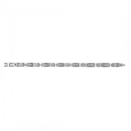 Bracelet femme, homme, or & argent : jonc, gourmette, manchette (10) - bracelets-acier - edora - 1