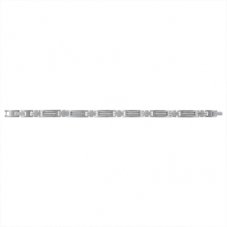 Bracelet femme, homme, or & argent : jonc, gourmette, manchette (10) - bracelets-acier - edora - 1
