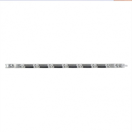 Bracelet femme, homme, or & argent : jonc, gourmette, manchette (10) - bracelets-acier - edora - 1