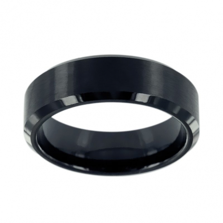 Bague céramique blanche, noire: bague ceramique homme & femme - bagues-ceramique - edora - 1