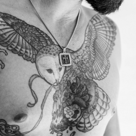 Collier homme : chaîne homme, médaille homme, pendentif homme - plus-de-colliers-hommes - edora - 2