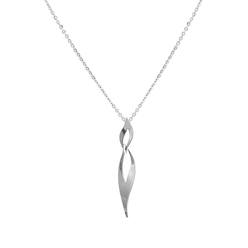 Collier femme phebus acier argenté - plus-de-colliers-femmes - edora Collier femme phebus acier argenté - plus-de-colliers-femmes - edora