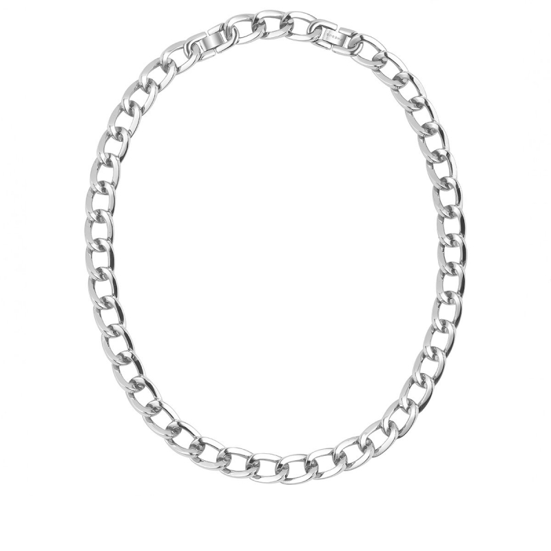 collier gourmette femme