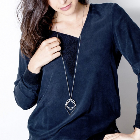 Bijoux acier inoxydable : bague, bracelet acier inoxydable - plus-de-colliers-femmes - edora - 2