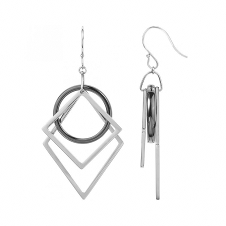 Bijoux acier inoxydable : bague, bracelet acier inoxydable - pendantes - edora - 1