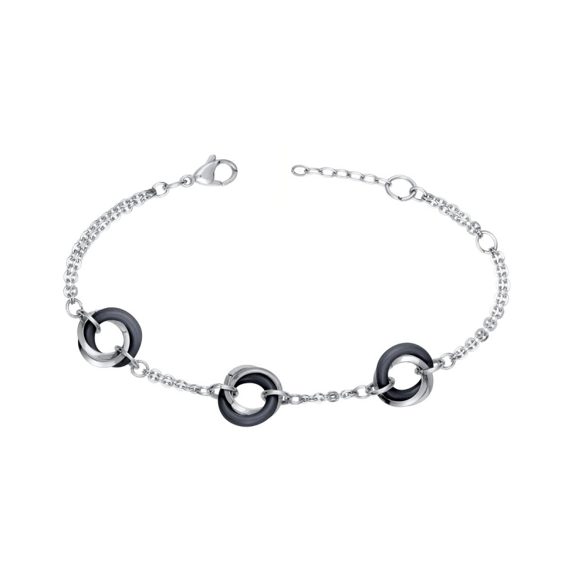 Bracelet Acier Noir Femme – Bracelet Fantaisie®