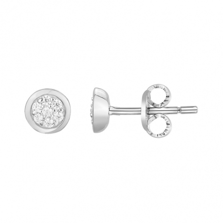 Boucles d’oreilles puce or, argent & clous d’oreille argent, or (3) - puces - edora - 1