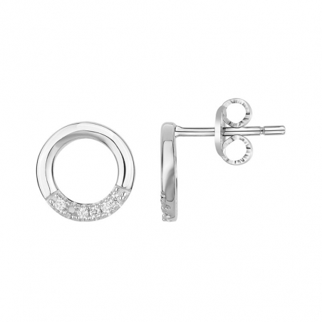 Boucles d’oreilles puce or, argent & clous d’oreille argent, or (7) - puces - edora - 1