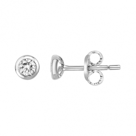 Boucles d’oreilles puce or, argent & clous d’oreille argent, or (7) - puces - edora - 1
