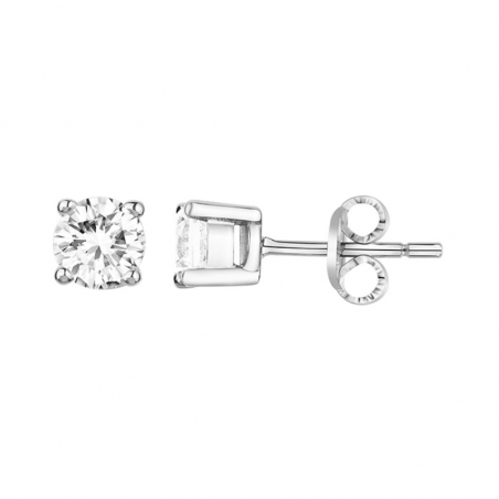 Boucles d’oreilles puce or, argent & clous d’oreille argent, or (5) - puces - edora - 1