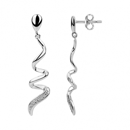 Boucles d'oreilles par matiere (17) - pendantes - edora - 1