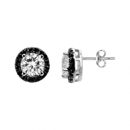Boucles d’oreilles puce or, argent & clous d’oreille argent, or (7) - puces - edora - 1