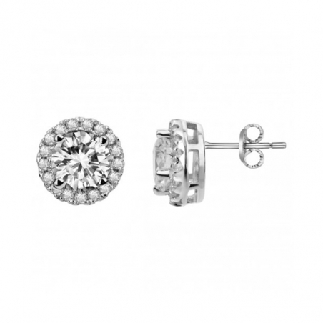 Boucles d’oreilles puce or, argent & clous d’oreille argent, or (7) - puces - edora - 1