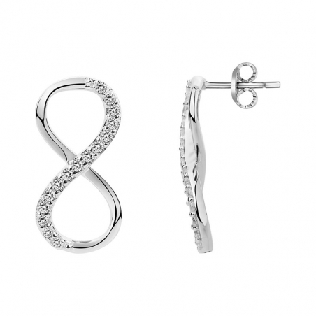 Boucles d'oreilles argent 925 : créoles & puces en argent (13) - pendantes - edora - 1