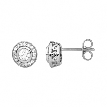 Boucles d’oreilles puce or, argent & clous d’oreille argent, or (7) - puces - edora - 1