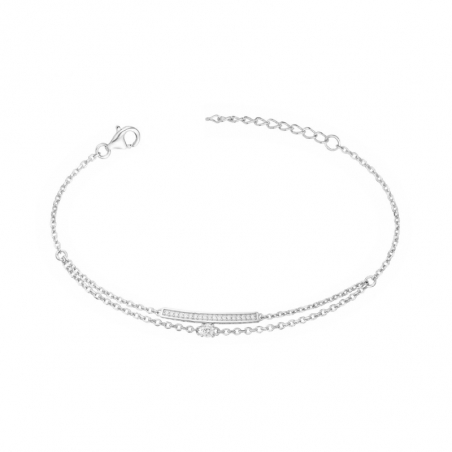 Bracelet chaine femme - chaine en or, argent & plaqué or femme - plus-de-bracelets-femmes - edora - 1