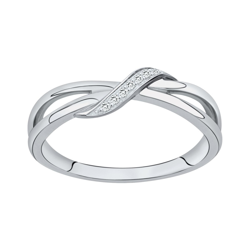 Bague femme argent 925/1000 et oxydes - plus-de-bagues-femmes - edora