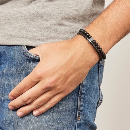 Bracelet homme fossil vintage casual multi-rangs – tous nos bracelets homme