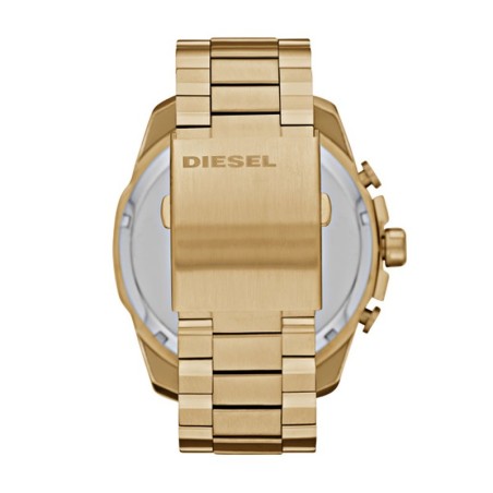 Montre homme diesel mega chief dorée – analogiques